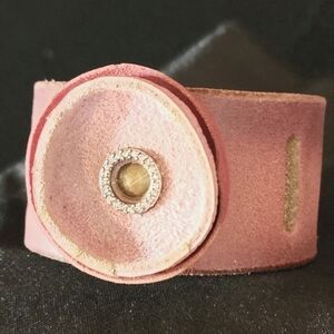 Handmade leather bracelet